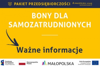 16 mln zł na bony dla samozatrudnionych w ramach pakietu przedsiębiorczości