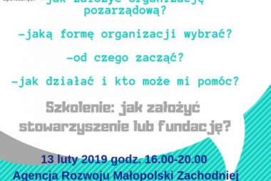 Dowiedz się jak założyć stowarzyszenie lub fundację