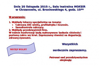 Konferencja Naukowa &#8222;Cukrzyca XXI wieku"
