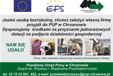 Dotacje dla bezrobotnych na rozpoczęcie własnej działalności