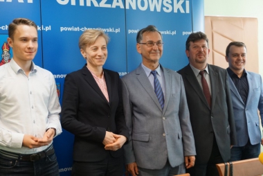 Europosłanka Beata Gosiewska z wizytą w chrzanowskim starostwie 