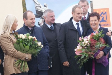 Premier Tusk otworzył północno-wschodnią obwodnicę Chrzanowa 