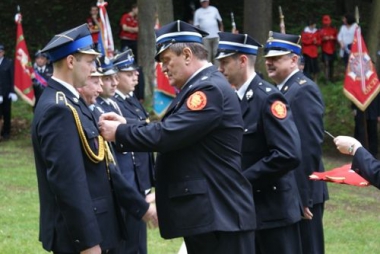 Odznaczenia i awanse dla strażaków 