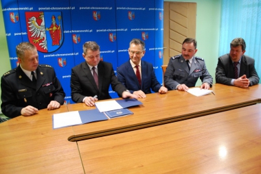 II LO w Chrzanowie podpisało porozumienie z policją i strażą pożarną 