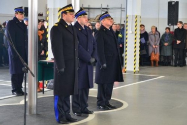 Przekazanie obowiązków Komendanta Powiatowego PSP w Oświęcimiu