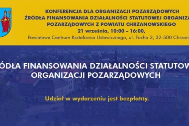 Zapraszamy na konferencję dla organizacji pozarządowych 