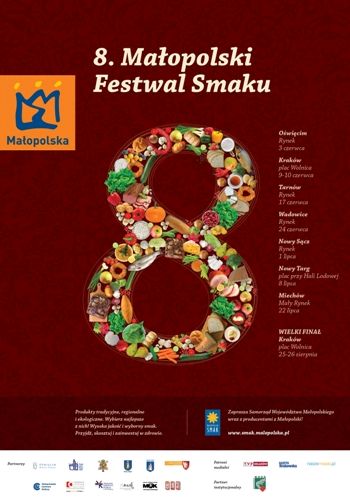 Zapraszamy do udziału w VIII edycji Małopolskiego Festiwalu Smaku