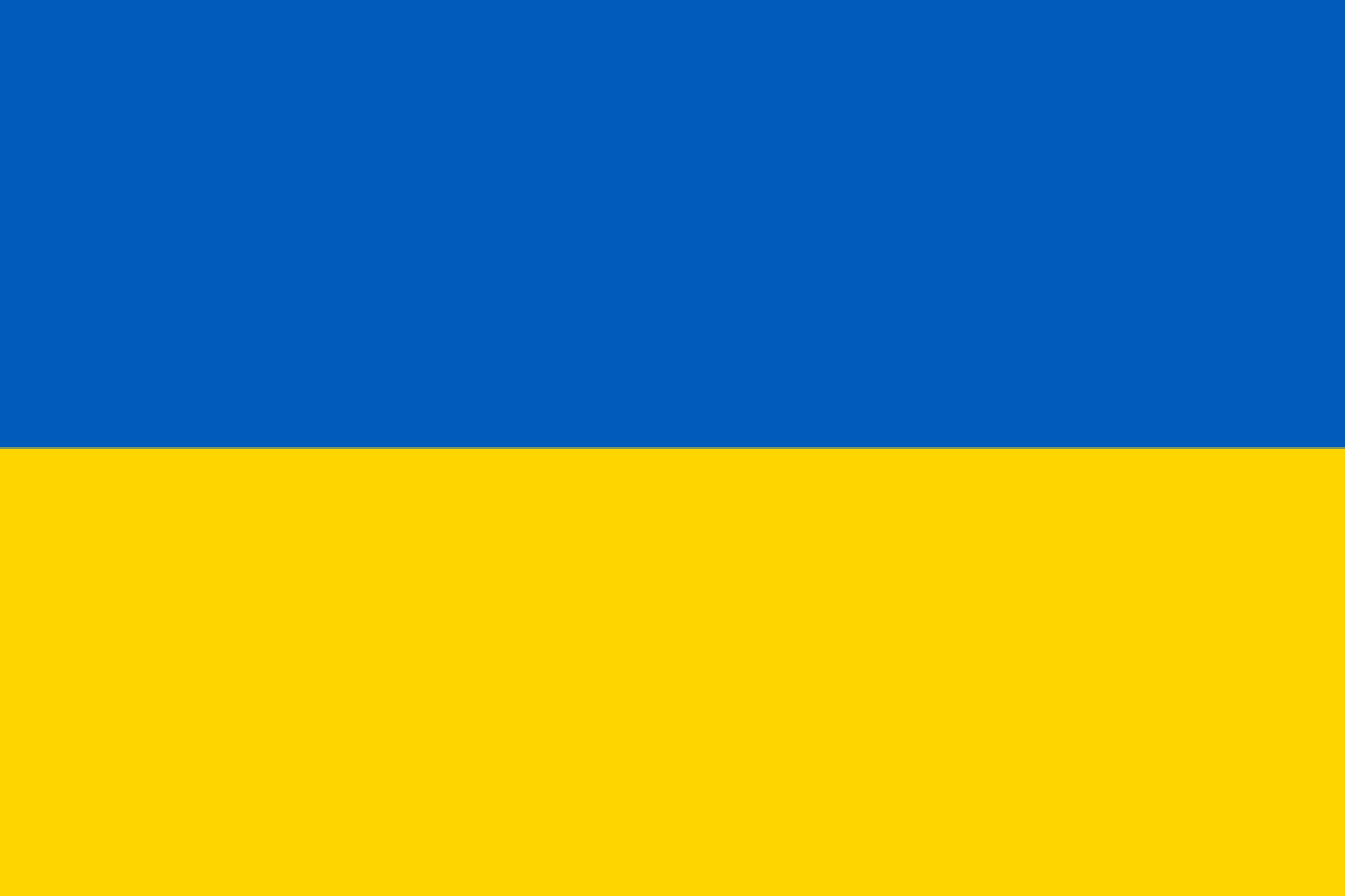 FLAGA UKRAINY NIEBIESKO ŻÓŁTA