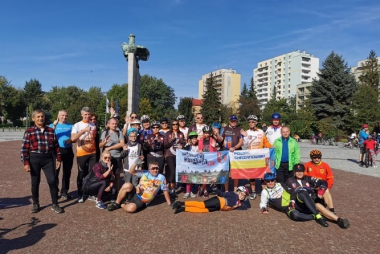 212 rowerzystów wystartowało w Ekorajdzie z Powiatem Chrzanowskim