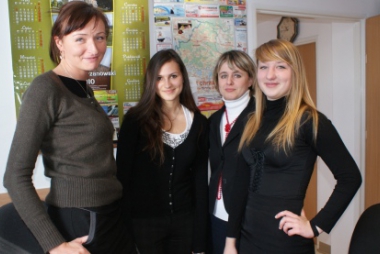 Młodzież przyszła do urzędu