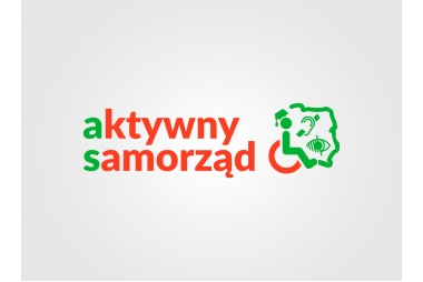 Plakat z napisem Aktywny Samorząd 