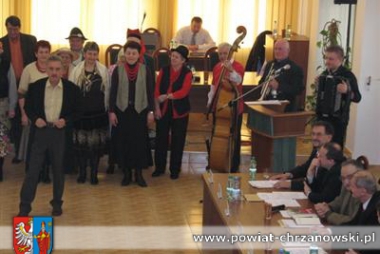 Nagrody i występy na sesji Rady Powiatu
