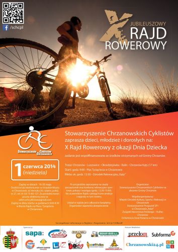 X Rajd Rowerowy z okazji Dnia Dziecka – 1 czerwca 2014