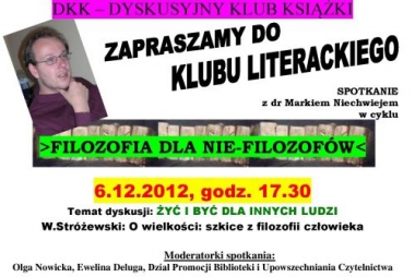 Dyskusyjny Klub Książki zaprasza