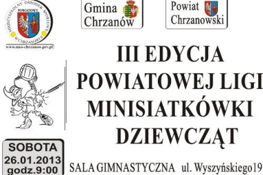 III edycja Powiatowej Ligi Minisiatkówki Dziewcząt