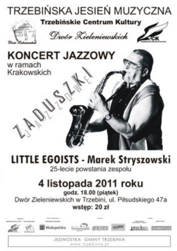 Zaduszkowy  koncert  jazzowy w Dworze Zieleniewskich