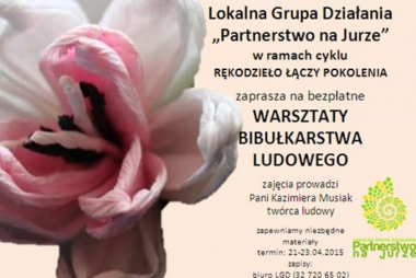 Zapraszamy na bezpłatne warsztaty bibułkarstwa ludowego