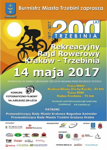 Weź udział w Rekreacyjnym Rajdzie Rowerowym Kraków - Trzebinia