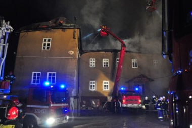 Płonął klasztor oo. Bernardynów w Alwerni