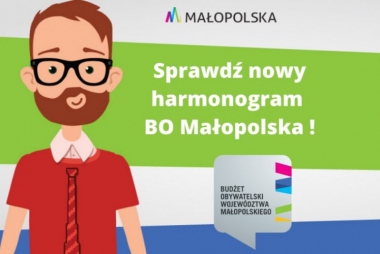 Sprawdź nowy harmonogram BO Małopolska