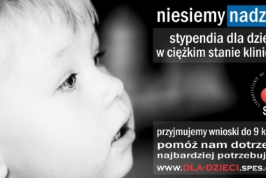 Twoje dziecko jest ciężko chore? Możesz ubiegać się o roczne stypendium 