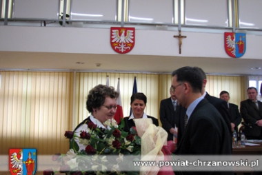 Wręczenie Złotego Krzyża Zasługi