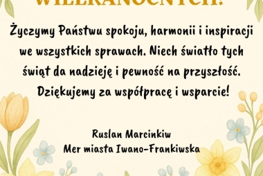 kartka z kwiatami i jajkami 