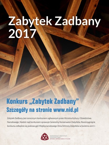 Wzorowo wywiązujesz się z opieki nad zabytkiem? Weź udział w konkursie ministerstwa kultury 