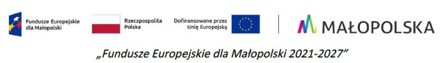 4 flagi i logotypy. Pod nimi napis