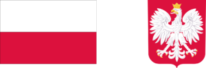 flaga Polski biało czerwona, godło Polski biały orzeł w złotej koronie na czerwonym tle